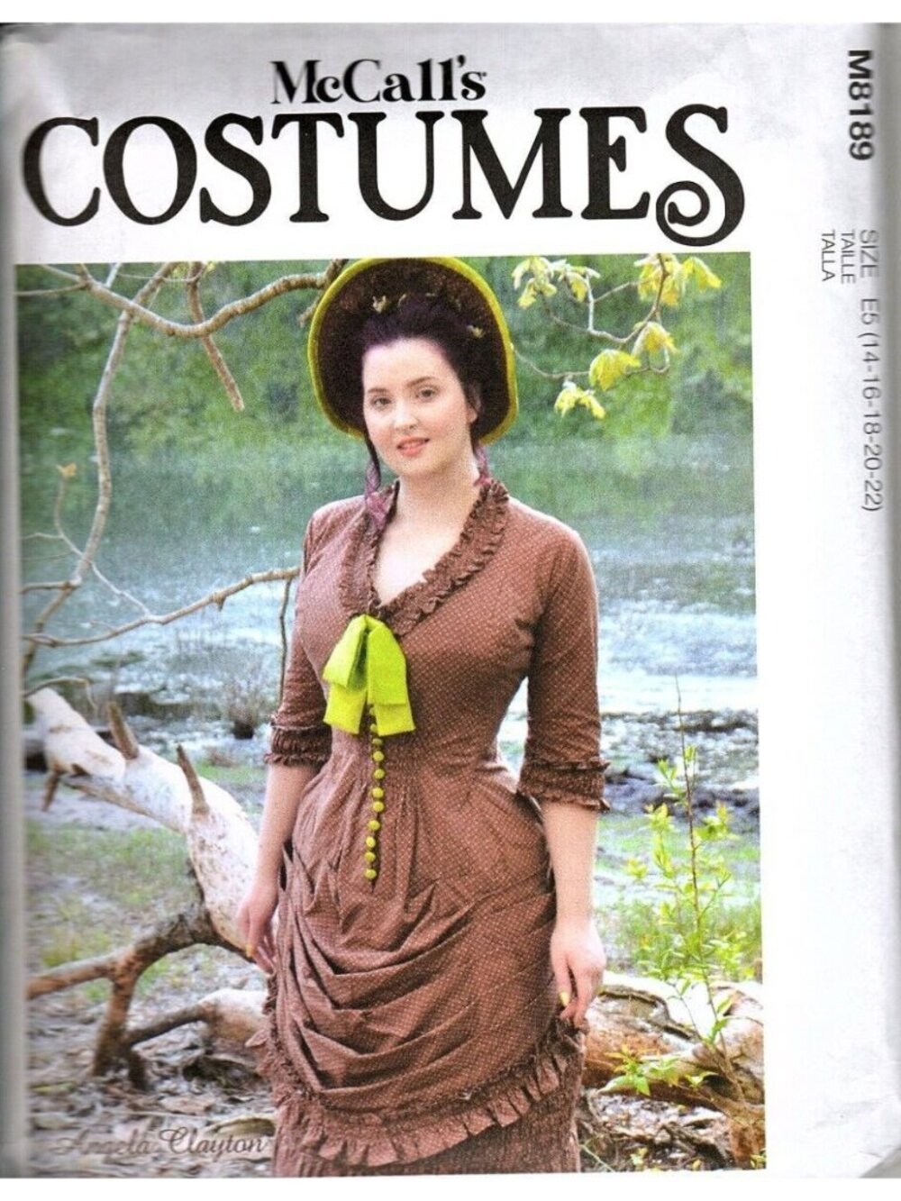 McCalls M8189 Misses 14 to 22 Victorian Top Costume Uncut Sewing Pattern New